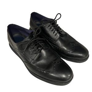 Cole Haan Grand OS All Black Wingtip